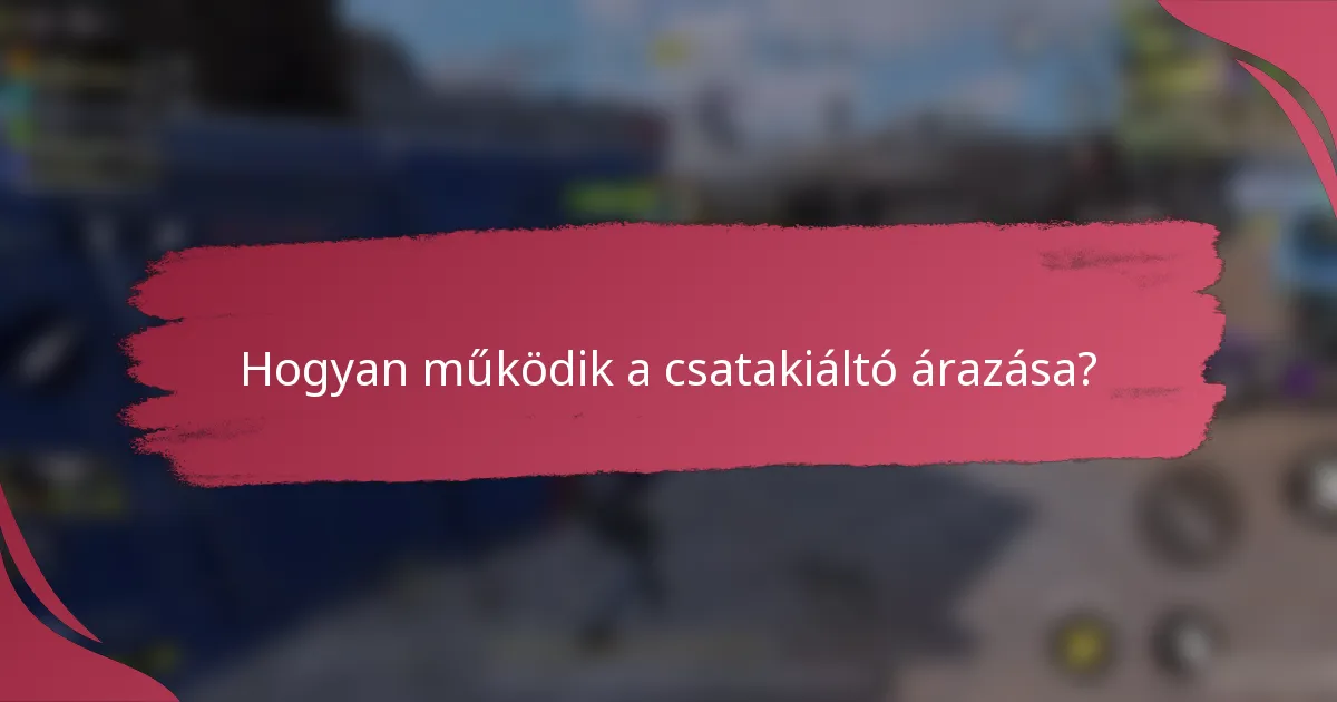Hogyan működik a csatakiáltó árazása?